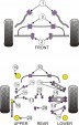 Rear Toe Adjust Arm Inner & Outer Bush E81 E82 E87 E88 E90 E91 E92 E93